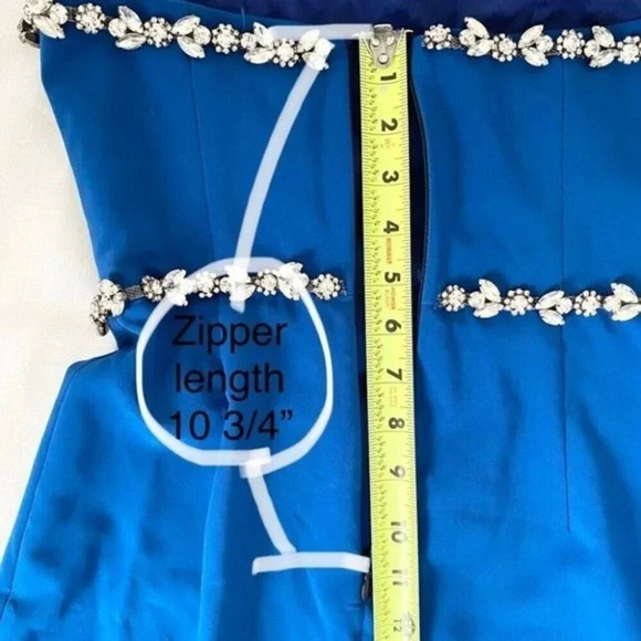 NBD Nancy Drew Mini Dress Crystal embellished - Picture 9 of 16